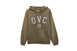 【OVC】BROWN SLOGAN LOGO HOODIE