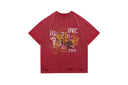 【OVC】FLAG LOGO VINTAGE T-SHIRTS / RED